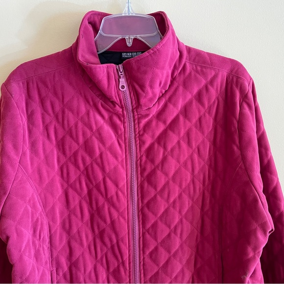NTCO Nomadic Traders Quilt Print Jacket Size XLarge Fushia - Picture 2 of 10